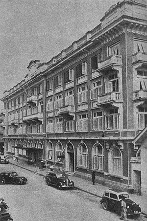 1950 Trocadero Hotel on Suriwong Road