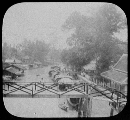 Bang Pa-In canal scene near the Royal Palace 1896