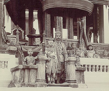 King Chulalongkorn and the crown prince