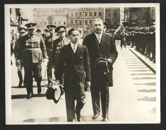 King Prajadhipok Rama VII Siam in Bangkok 1934