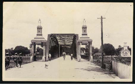 Nawarat Bridge in 1920 Chiangmai