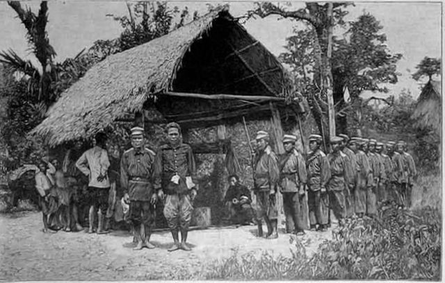 Siamese Army in Laos During Franco-Siamese War of 1895
