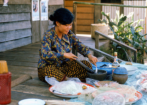 Som Tom Vendor - Nakhon Phanom 1972